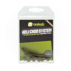 CARPLEADS Heli Chod System Green/Brown 5 pcs.