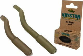 KRYSTON Line Aligner LONG / brown / weed / silt 10pc