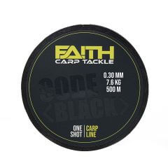 FAITH CODE BLACK monofile Hauptschnur 500m 0.30mm 7.6kg (FAI2103)