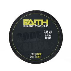 FAITH CODE BLACK monofile Hauptschnur 500m 0.35mm 9.9kg (FAI2104)