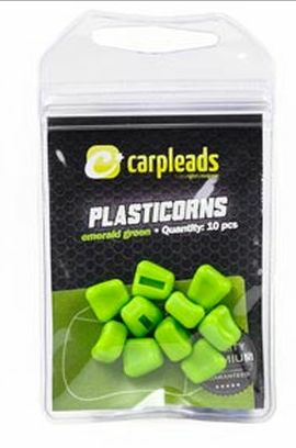 CARPLEADS Plasticorn Mais Emerald Green grün- 10 Stück