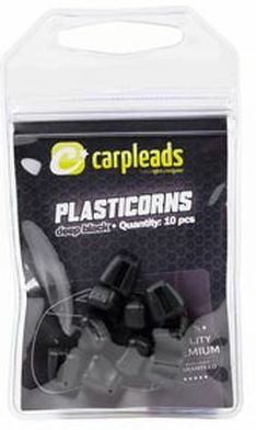 CARPLEADS Plasticorn Mais Deep Black schwarz- 10 Stück