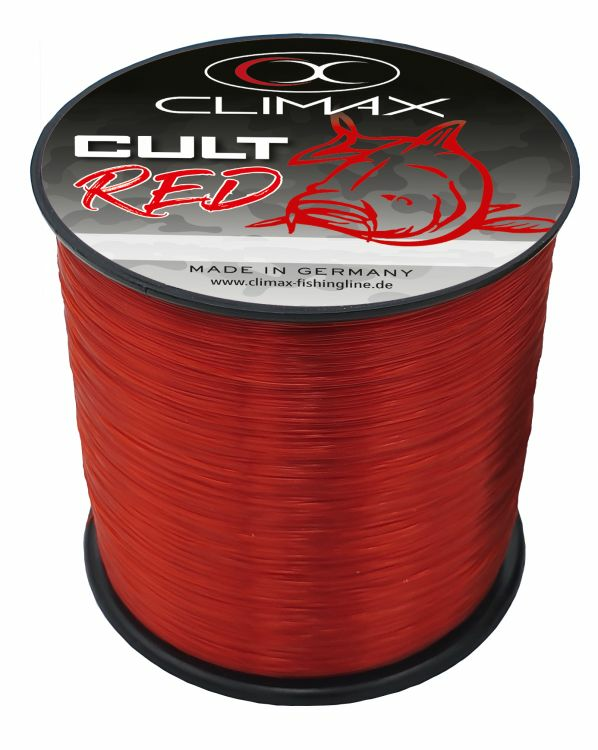 CLIMAX CULT CARP Carpline RED 3000m 0,28mm 5,8kg Hauptschnur Karpfensch