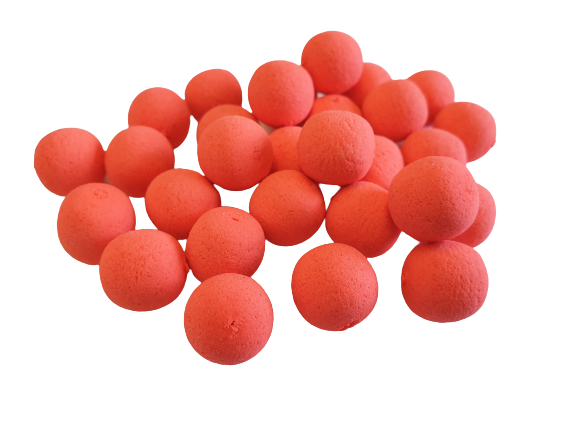 AKTION!! FLUO POPUPS ROT 15mm NEUTRAL 1Kg / 1.000g