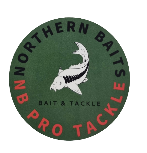 NORTHERN BAITS Aufkleber Logo grün, rund 75mm NB Pro Tackle