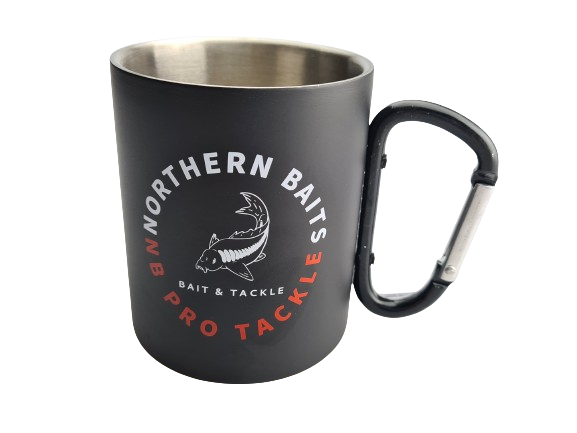 NB PRO TACKLE NB PRO / Northern Baits Stainless steel Mug - Black