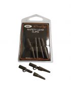 NGT Safety Lead Clips 6 Stück mit Tail Rubbers Terminal Tackle