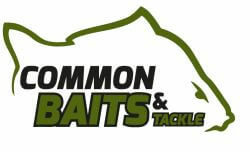 Autoaufkleber Logo COMMON BAITS small 60x34mm grün, schwarz oder weiß auf transparenter Folie
