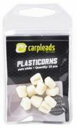 CARPLEADS Plasticorn Mais Pure White weiß- 10 Stück