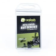 CARPLEADS Metal Swivel Bait Screws - 8mm 10 Stück