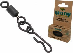 KRYSTON Quick Change O-Ring Swivel #7 black, 8pc kaufen Deal