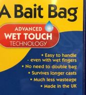 GODMAN PVA Coloured Embossed Bait Bags Größe S/M WeedyGreen 25 Stück