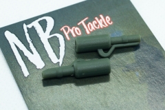 NB PRO TACKLE Safety Lead Clips, Camo Green 10 St.