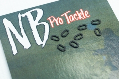 NB PRO TACKLE Oval Rig Ring, 4.5mm 10 St.