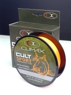 CLIMAX CULT CARP SPORT MONO 1000m 0,22mm 10lb 4,4kg grey/orange Tournament Line